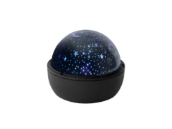 Veilleuse Led Rotative Enfant "Ciel Étoilé" 16cm Noir