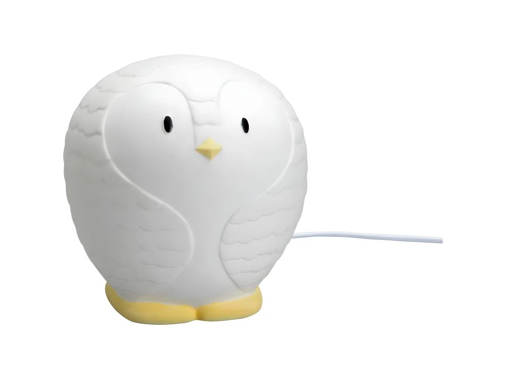 Lampe Veilleuse En Porcelaine Blanche Pingouin 16 X 15.5 X 17 Cm 4 Lampe Veilleuse En Porcelaine Blanche Pingouin 16 X 15.5 X 17 Cm – Image 4