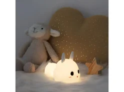 Veilleuse Pour Enfant "Lapin Silicone" 15cm Blanc -Herman Miller Magasin lampe 22405845
