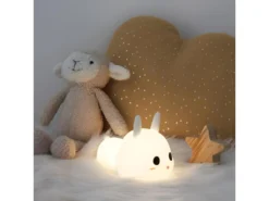 Veilleuse Pour Enfant "Lapin Silicone" 15cm Blanc -Herman Miller Magasin lampe 22405847