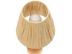 Lampe à Poser En Bois Clair 41 Cm MORONA -Herman Miller Magasin lampe 22965949