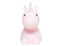 Veilleuse Licorne LED Rose 17 Cm