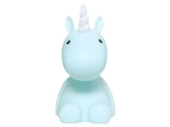 Veilleuse Licorne LED Bleue 17 Cm