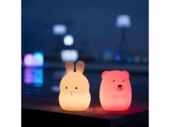 Veilleuse Bébé Ours Sans Fil Touch Souple LED Multicolore Dimmable TEDDY H19cm -Herman Miller Magasin lampe 9623639