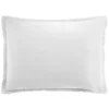 Taie D'oreiller Rectangle Satin De Coton Blanc 50x70 Cm