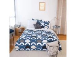 Housse De Couette 220x240 + 2 Taies D'oreiller 63x63 Coton Berlioz