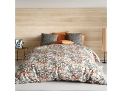 Housse De Couette 220x240 Cm + 2 Taies D'oreiller 65x65 Cm Coton Balia