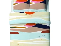 Housse De Couette 220x240 Cm + 2 Taies D'oreiller 65x65 Cm 100% Coton 47 Fils Safa -Herman Miller Magasin linge de lit 10749371