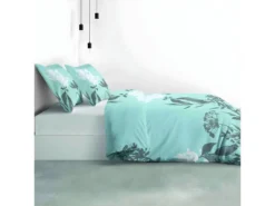 Housse De Couette 240x260 Cm + 2 Taies D'oreiller 65x65 Cm 100% Coton 47 Fils Lito -Herman Miller Magasin linge de lit 10749445