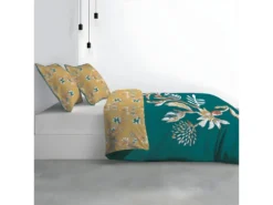 Housse De Couette 240x260 Cm + 2 Taies D'oreiller 100% Coton 57 Fils Motueka -Herman Miller Magasin linge de lit 10753203