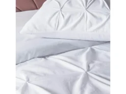 Housse De Couette + 2 Taies 220 X 240 Cm Effet Plisse Helo -Herman Miller Magasin linge de lit 10790767