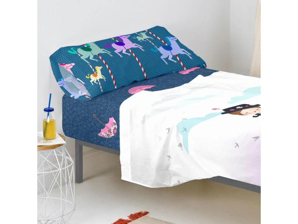 Drap-housse 90x200 Cm Nanny 2 Drap-housse 90x200 Cm Nanny – Image 2