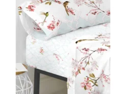Drap-housse 180x200 Cm Sakura -Herman Miller Magasin linge de lit 11228965