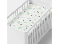 Drap-housse Lit Bébé 70x140 Cm Air Balloon -Herman Miller Magasin linge de lit 11230487