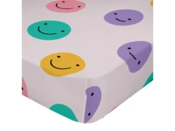 Drap-housse 200x200 Cm Funny Faces -Herman Miller Magasin linge de lit 11232507