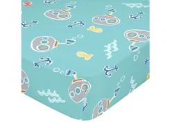 Drap-housse 90x200 Cm Sea Life