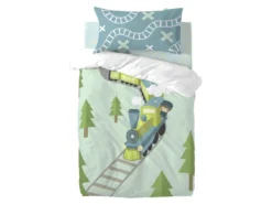 Parure Housse De Couette Berceau 100x120 Cm Train -Herman Miller Magasin linge de lit 11259247