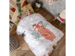 Parure Housse De Couette 140x200 Cm Jungle Life