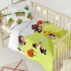 Parure Housse De Couette Lit Bébé 115x145 Cm Piggys