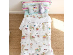 Parure Housse De Couette 140x200 Cm Cute Llamas -Herman Miller Magasin linge de lit 11260261