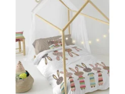 Parure Housse De Couette 140x200 Cm Rabbit Family -Herman Miller Magasin linge de lit 11270631