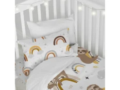 Parure Housse De Couette Berceau 100x120 Cm Sleepy Sloth -Herman Miller Magasin linge de lit 11284911