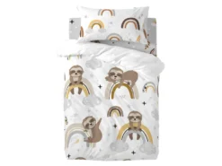 Parure Housse De Couette Berceau 100x120 Cm Sleepy Sloth -Herman Miller Magasin linge de lit 11284917