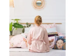 Housse De Couette 260x240 Cm Chinoiserie Rose -Herman Miller Magasin linge de lit 11286453