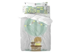 Parure Housse De Couette Lit Bébé 115x145 Cm Air Balloon -Herman Miller Magasin linge de lit 11289023