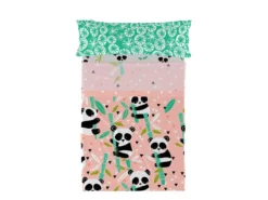 Parure Drap 160x270 Cm Panda Garden -Herman Miller Magasin linge de lit 11322433