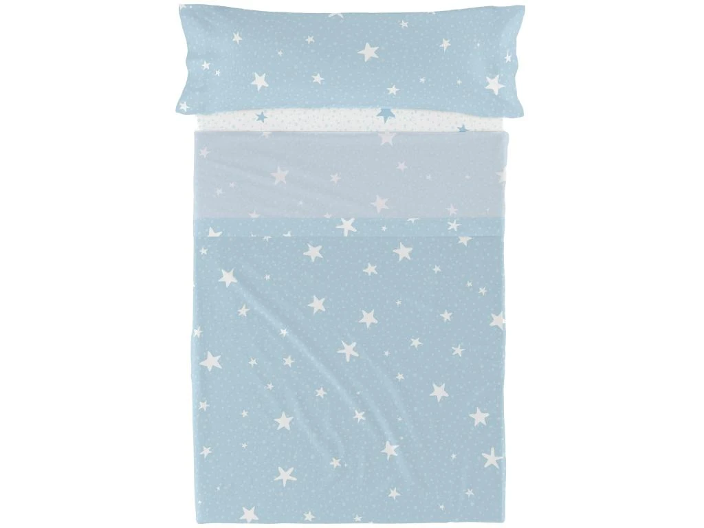Parure Drap 160x270 Cm Little Star 2 Parure Drap 160x270 Cm Little Star – Image 2