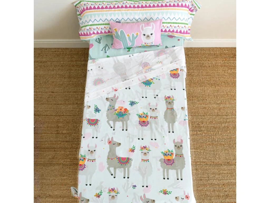 Parure Drap 160x270 Cm Cute Llamas 2 Parure Drap 160x270 Cm Cute Llamas – Image 2