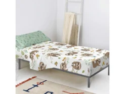 Parure Drap 160x270 Cm Happy Sloth