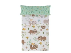 Parure Drap 160x270 Cm Happy Sloth -Herman Miller Magasin linge de lit 11323543