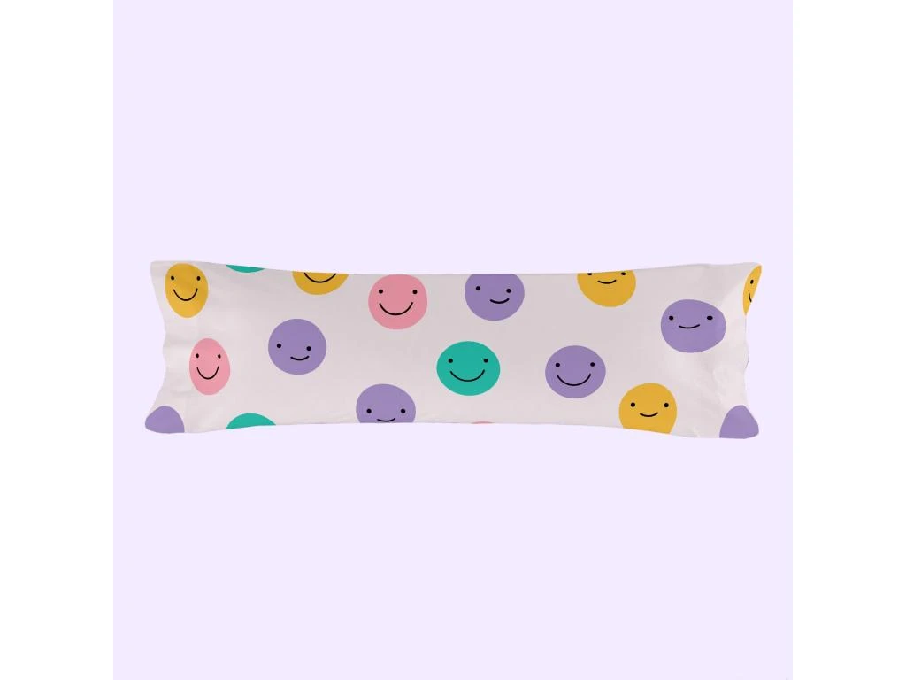 Taie D'oreiller 60x60 Cm Funny Faces 4 Taie D'oreiller 60x60 Cm Funny Faces – Image 4