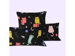 Taie D'oreiller 45x110 Cm Cosmic Cats