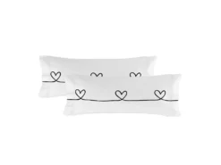 Taie D'oreiller 45x110 Cm My Love -Herman Miller Magasin linge de lit 11535739