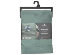 Drap 1 Personne En Coton Vert Céladon 180 X 290 Cm -Herman Miller Magasin linge de lit 12440941