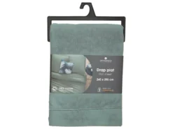 Drap 2 Personnes En Coton Vert Céladon 240 X 290 Cm -Herman Miller Magasin linge de lit 12440981