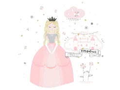 Parure De Lit Princesse 140 X 200 Cm Housse De Couette En Coton Avec Sa Taie -Herman Miller Magasin linge de lit 12441065