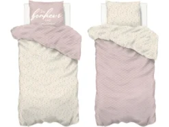 Parure De Lit Lily 140 X 200 Cm Housse De Couette En Coton Avec Sa Taie