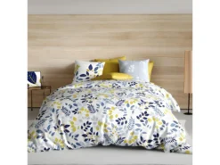 Housse De Couette 220x240 Cm + 2 Taies D'oreiller 63x63 Cm 100% Coton 57 Fils Chloé