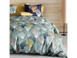 Housse De Couette 240x260 Cm + 2 Taies D'oreiller 63x63 Cm 100% Coton 57 Fils Cottey -Herman Miller Magasin linge de lit 12489417