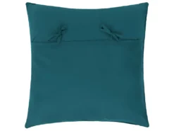 Dessus De Lit Réversible Bleu Canard Imprimé Jungle 240 X 260 Cm Avec 2 Taies -Herman Miller Magasin linge de lit 12566549