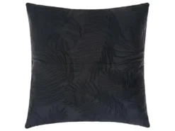 Dessus De Lit Réversible Gris Foncé Imprimé Jungle 240 X 260 Cm Avec 2 Taies -Herman Miller Magasin linge de lit 12569089