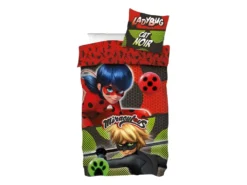 Parure De Couette 140 X 200 "ladybug" Microfibre / 100% Polyester