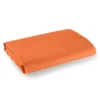 Drap Plat 1 Place Et 2 Places 100% Coton/57 Fils/cm² - Orange - 180 X 290 Cm Pour Lit 1 Place