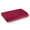 Drap Plat 1 Place Et 2 Places 100% Coton/57 Fils/cm² - Rouge - 180 X 290 Cm Pour Lit 1 Place