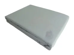 Drap Plat 100% "satin De Coton Peigné" / 80 Fils /cm² - Céladon - 240 X 300 Cm