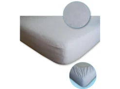 Lot De 2 Protèges Matelas Imperméable, Absorbant Et Anti-acariens 90 X 190 Cm -Herman Miller Magasin linge de lit 13309557